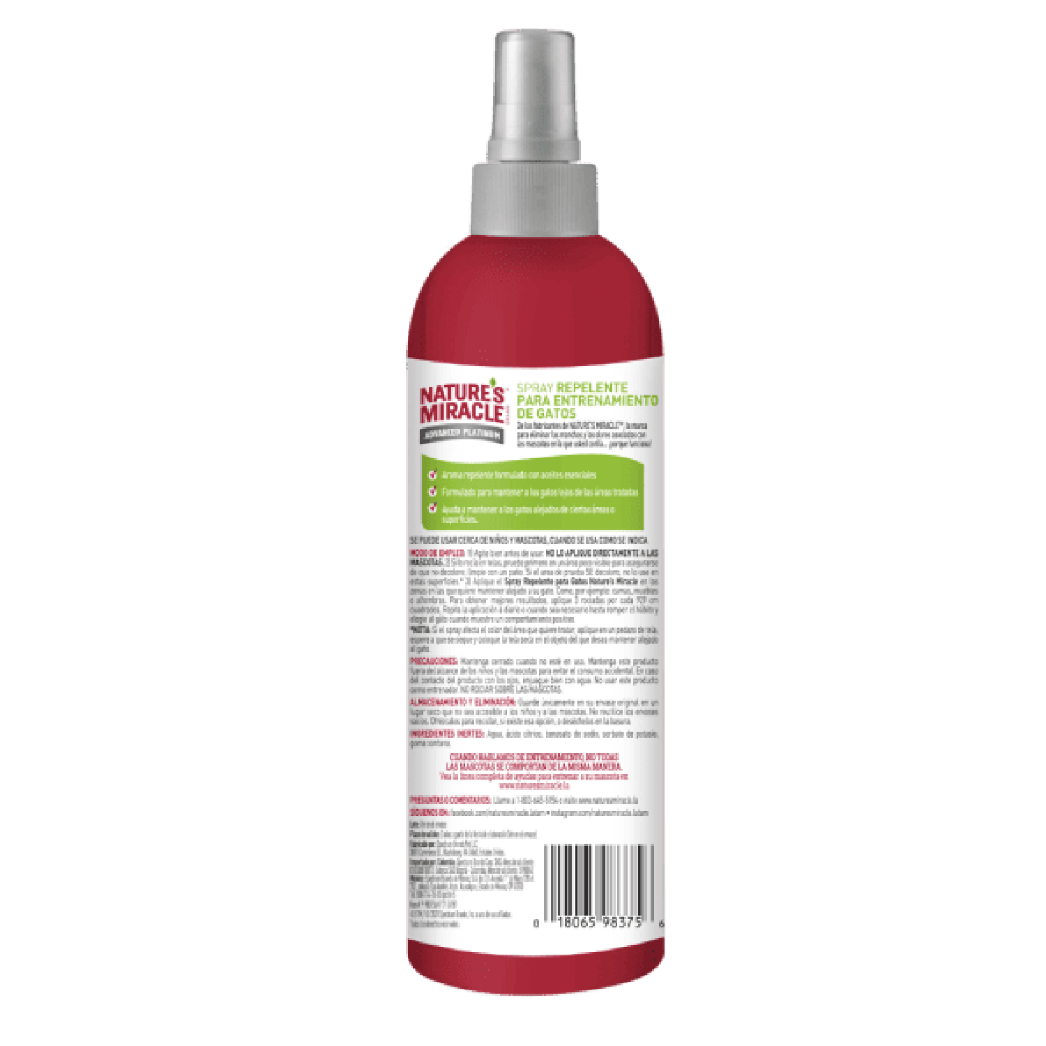 Nature's Miracle Spray Repelente para Gato Advanced 236Ml | G.Valkyria - imagen 2
