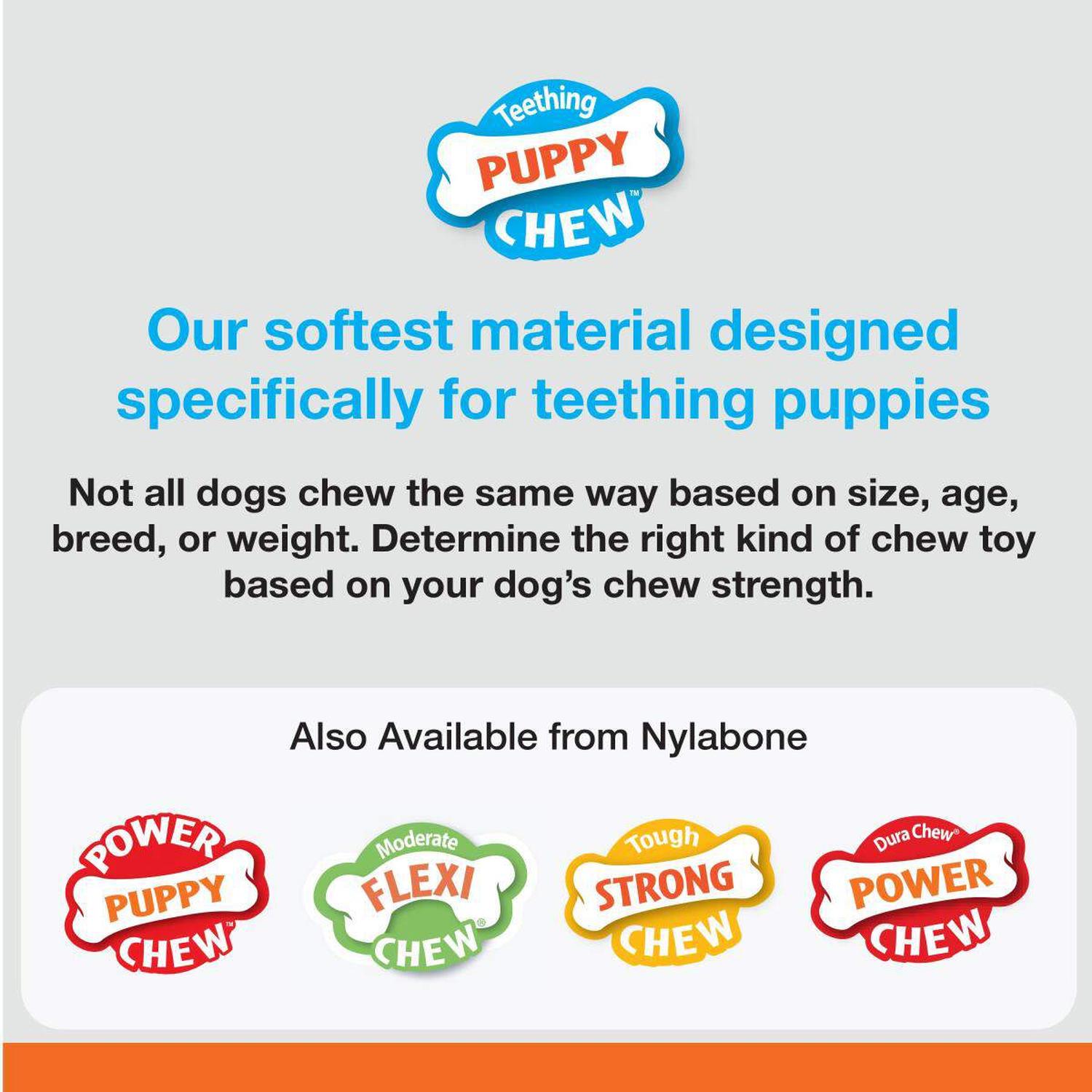 Juguete Hueso Nylabone Rosa Wishbone Puppy Chew, Pollo 7kg | G.Valkyria - imagen 3