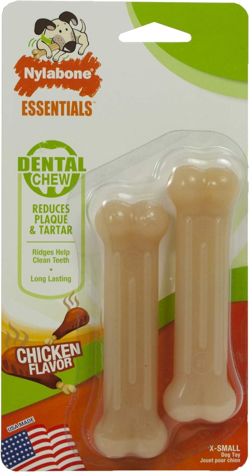 Juguete Huesos Nylabone perro Power Chew Dental ex chico | G.Valkyria - imagen 1