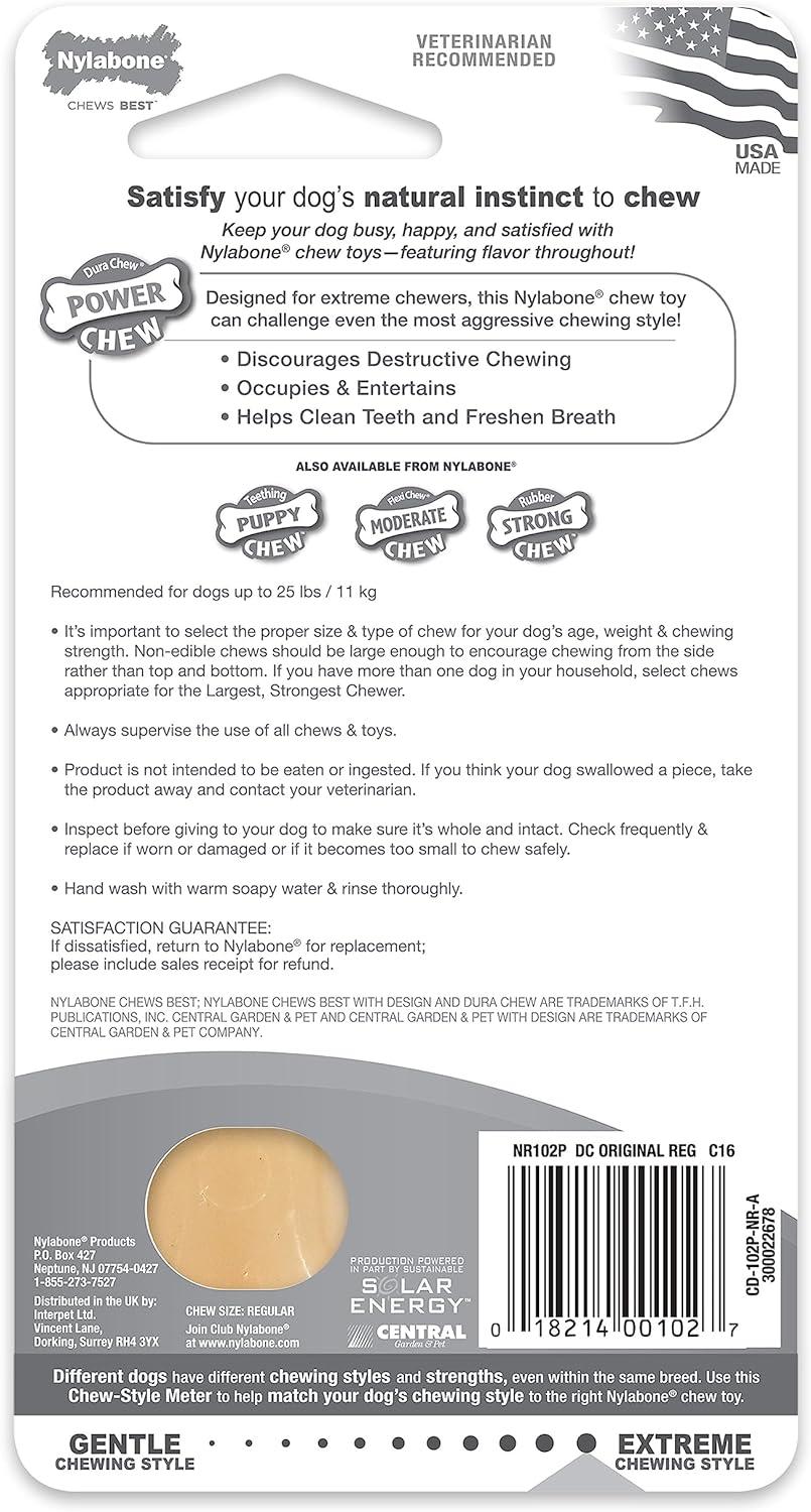 Juguete Nylabone perro Dura Power Chew sabor Original 11kg | G.Valkyria - imagen 7