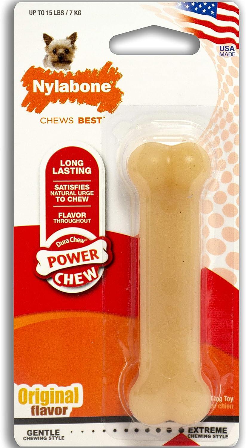 Juguete Nylabone perro Dura Power Chew sabor Original 7kg | G.Valkyria - imagen 1