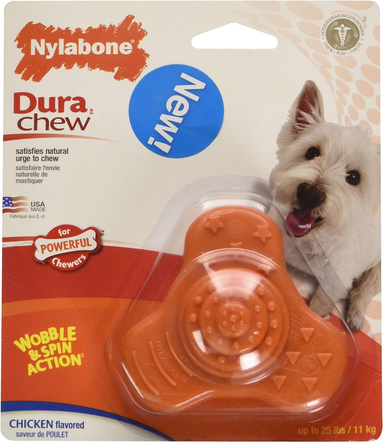 Juguete Nylabone perro Durachew dental Spinner Pollo 11kg | G.Valkyria - imagen 1