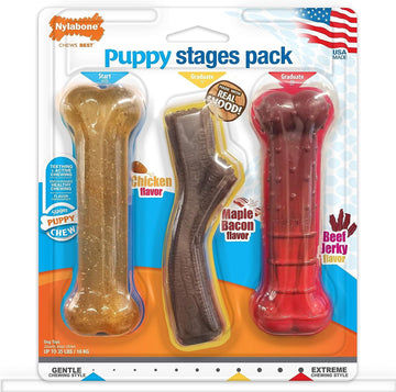 Juguete Nylabone perro Paquete Etapas Cachorrito 16kg | G.Valkyria - imagen 1