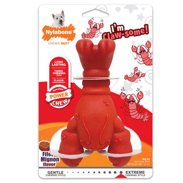 Juguete Nylabone perro Power Chew Langosta Filete Mignon 11kg | G.Valkyria - imagen 1