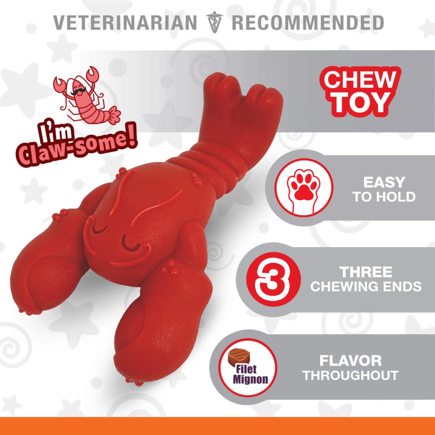 Juguete Nylabone perro Power Chew Langosta Filete Mignon 11kg | G.Valkyria - imagen 4