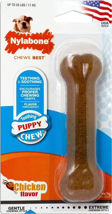 Juguete Nylabone perro Puppybone cachorro pollo 11kg | G.Valkyria - imagen 1