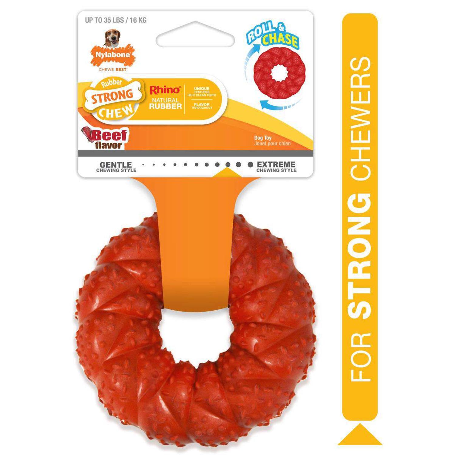Juguete Nylabone perro Strong chew dona Carne 16 kg | G.Valkyria - imagen 3