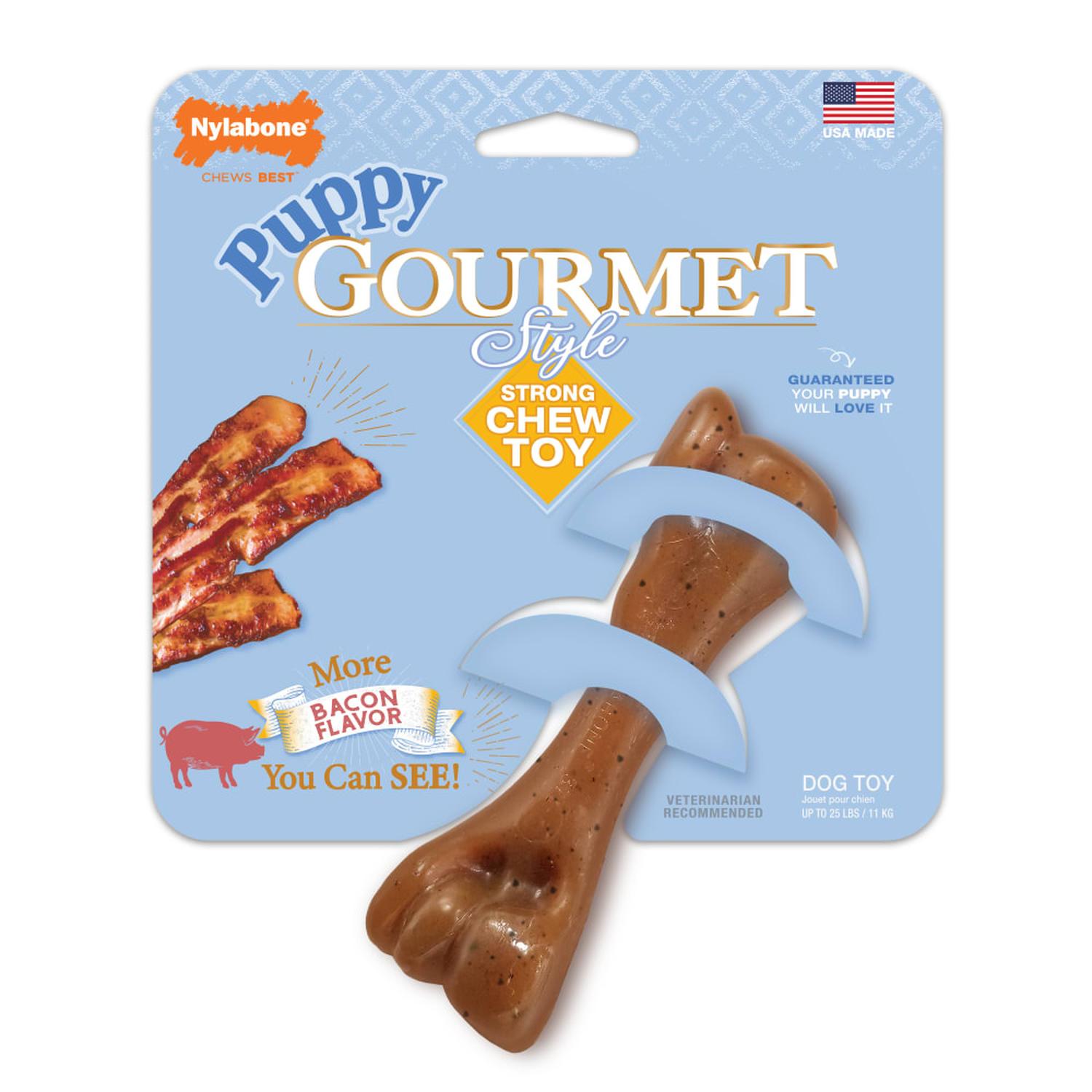 Nylabone juguete para Cachorro Fémur Gourmet Tocino chico | G.Valkyria - imagen 1