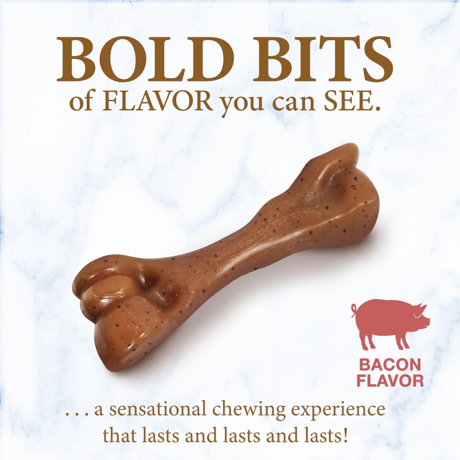 Nylabone juguete para Cachorro Fémur Gourmet Tocino chico | G.Valkyria - imagen 3