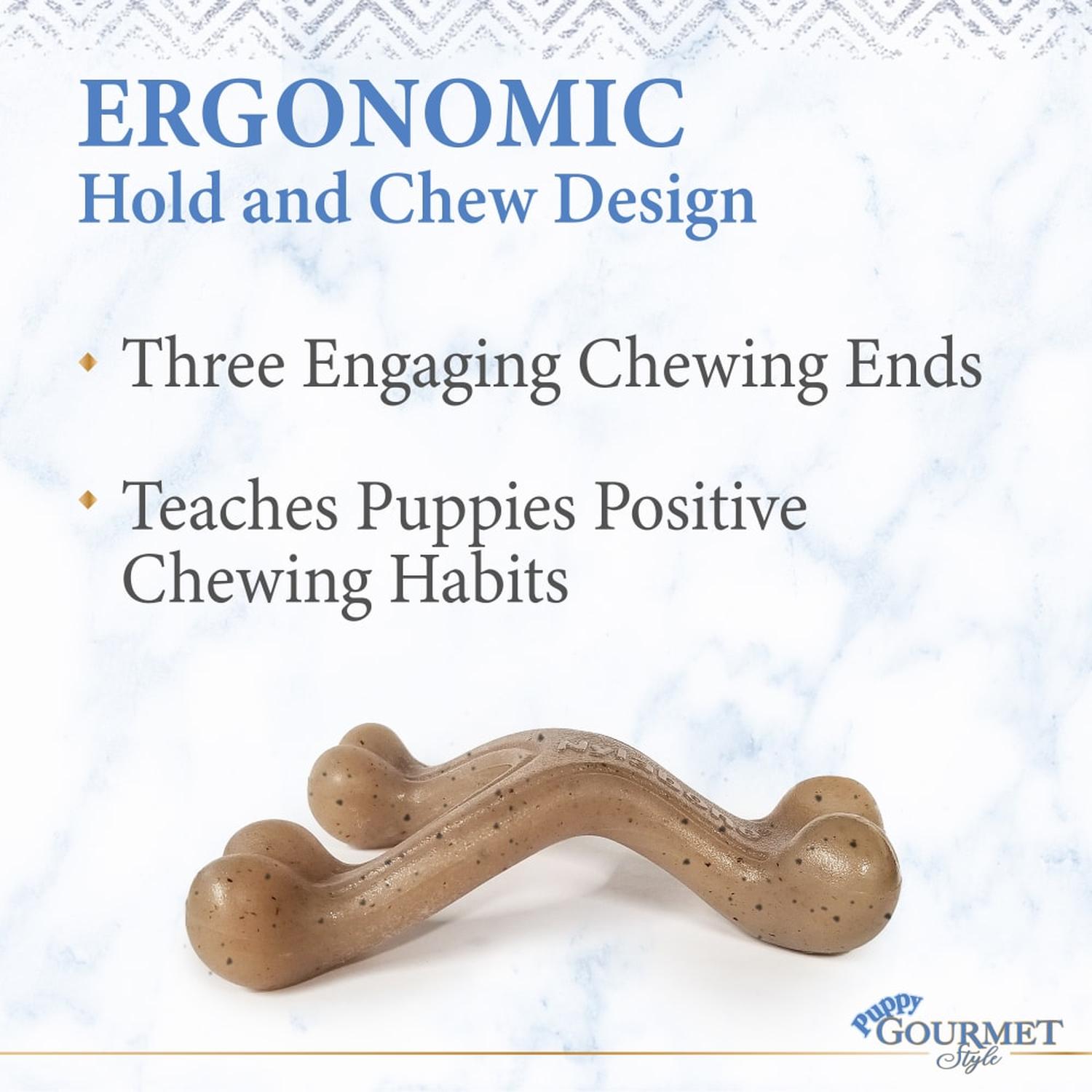 Nylabone juguete para cachorro Wishbone Gourmet Maní chico | G.Valkyria - imagen 4