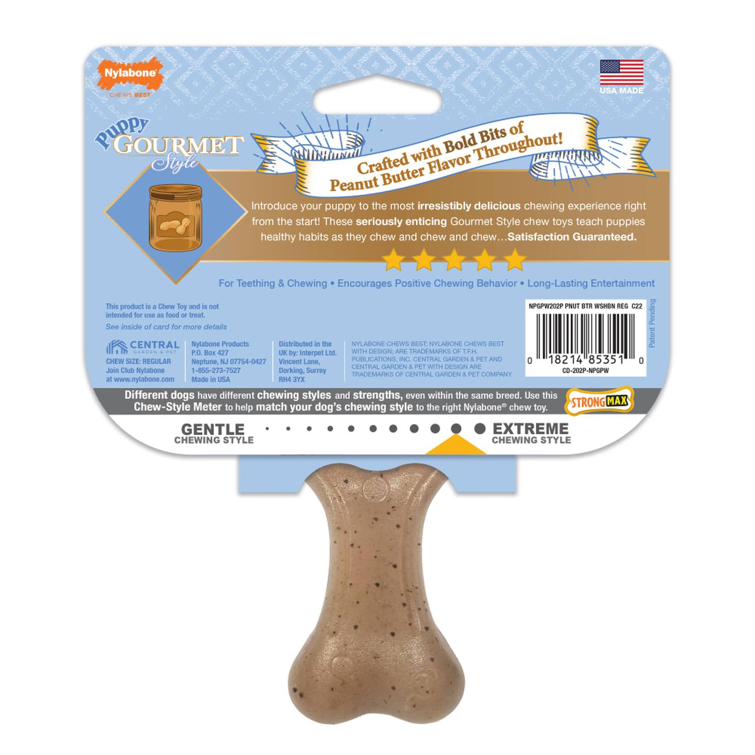Nylabone juguete para cachorro Wishbone Gourmet Maní chico | G.Valkyria - imagen 5