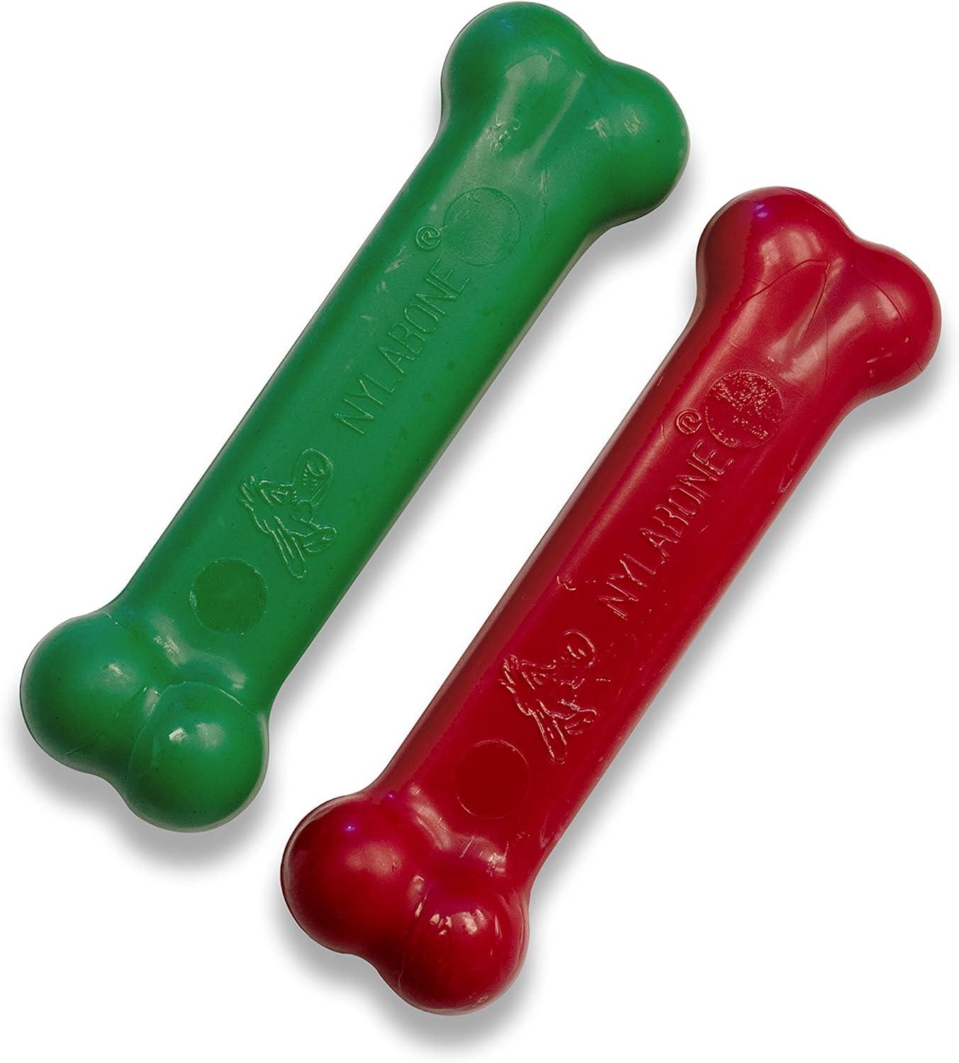 Nylabone juguete para perro chico navideño huesitos 2pack | G.Valkyria - imagen 2