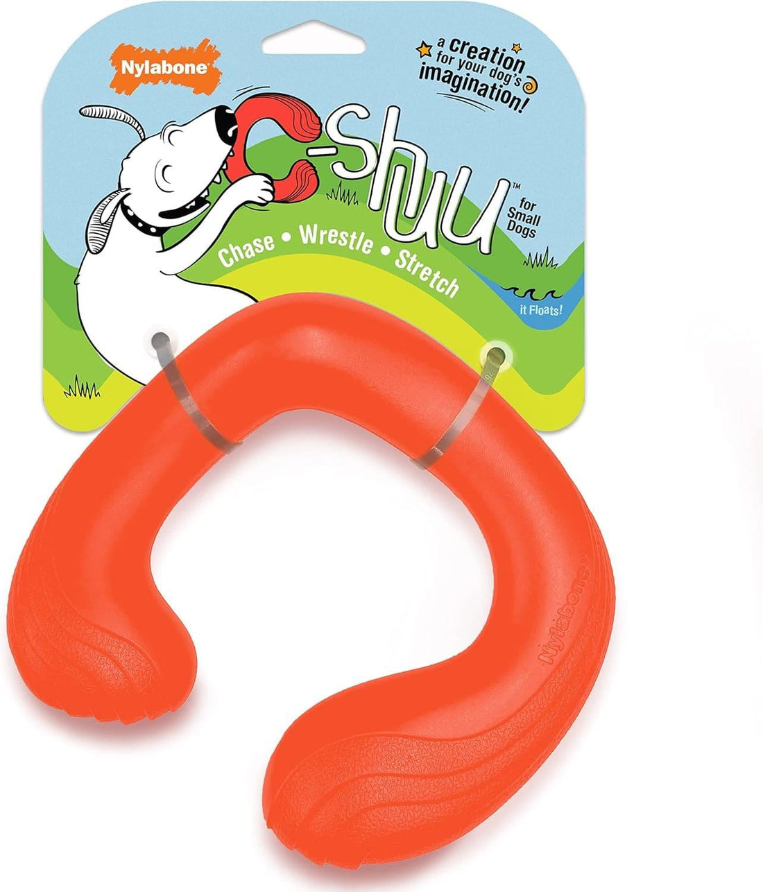 Nylabone juguete para perro Creative Play C-Shuu Rojo | G.Valkyria - imagen 1