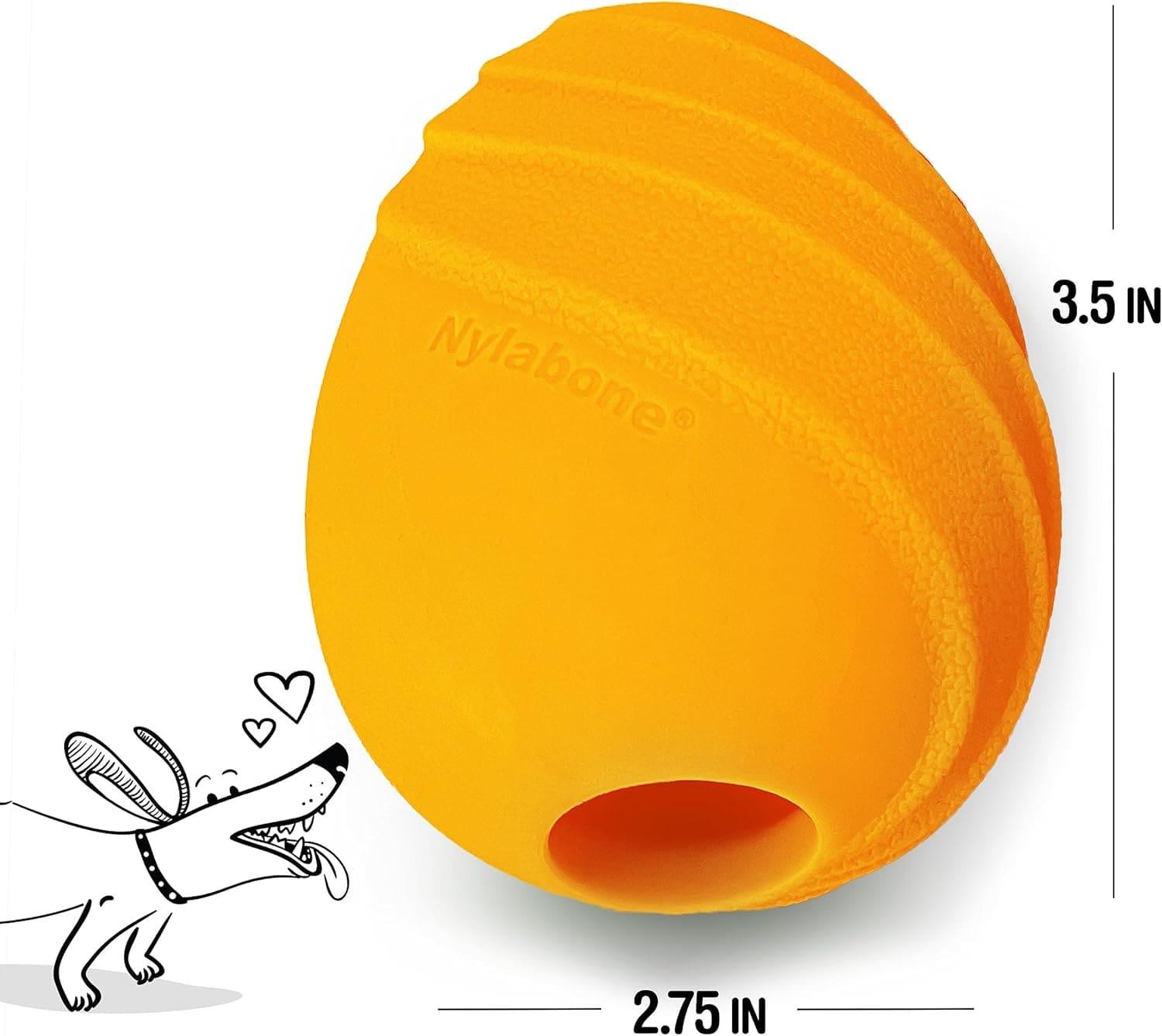 Nylabone juguete para perro Creative Play Eggi Naranja | G.Valkyria - imagen 3