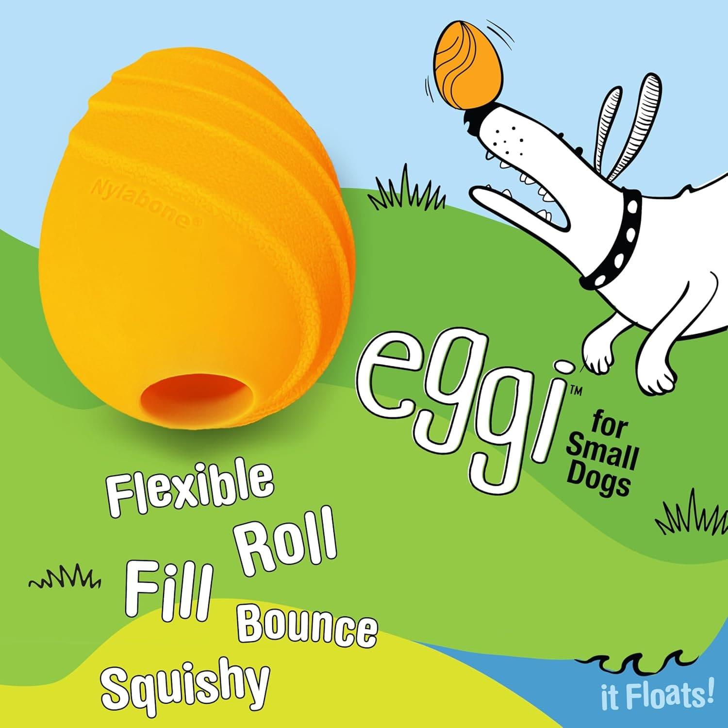 Nylabone juguete para perro Creative Play Eggi Naranja | G.Valkyria - imagen 7