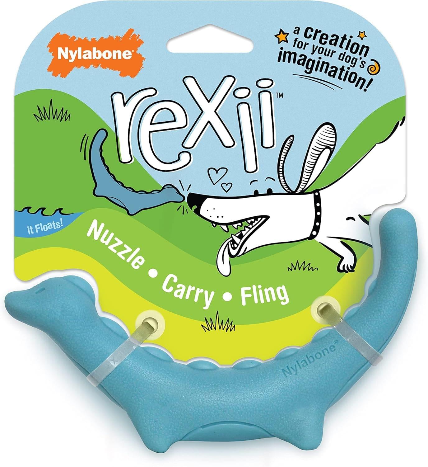 Nylabone juguete para perro Creative Play Rexii Azul chico | G.Valkyria - imagen 1