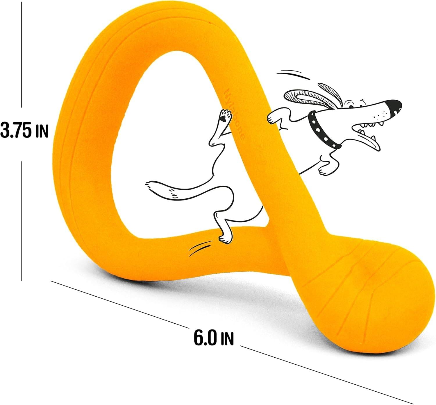 Nylabone juguete para perro Creative Play Tuug Naranja | G.Valkyria - imagen 3