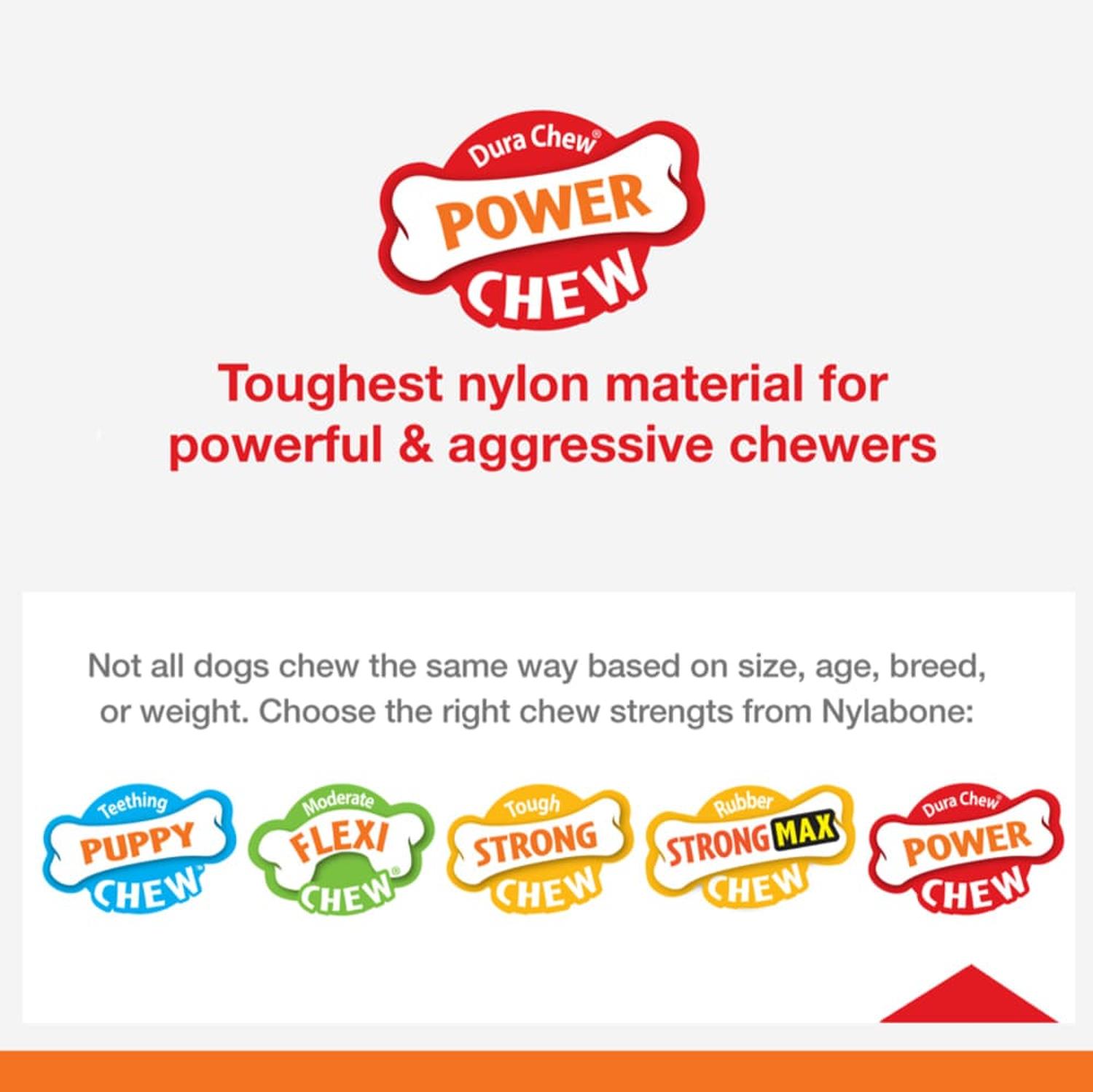 Nylabone juguete para perro Power Chew Tocino Mediano | G.Valkyria - imagen 5