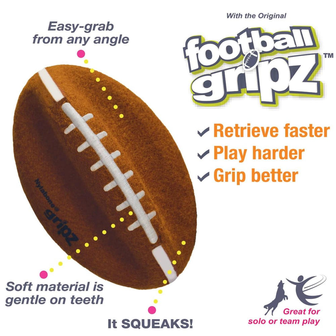 Nylabone juguete para perro Power Play Football | G.Valkyria - imagen 1