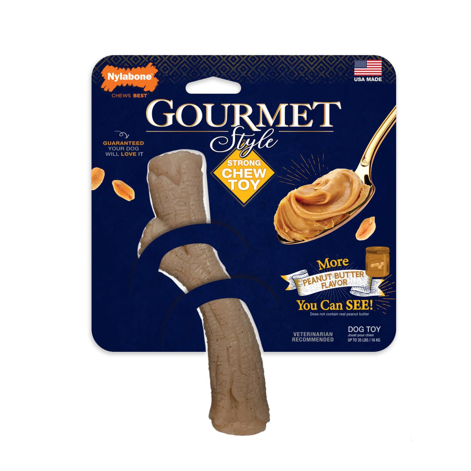 Nylabone juguete para perro Rama Gourmet Maní mediano | G.Valkyria - imagen 1