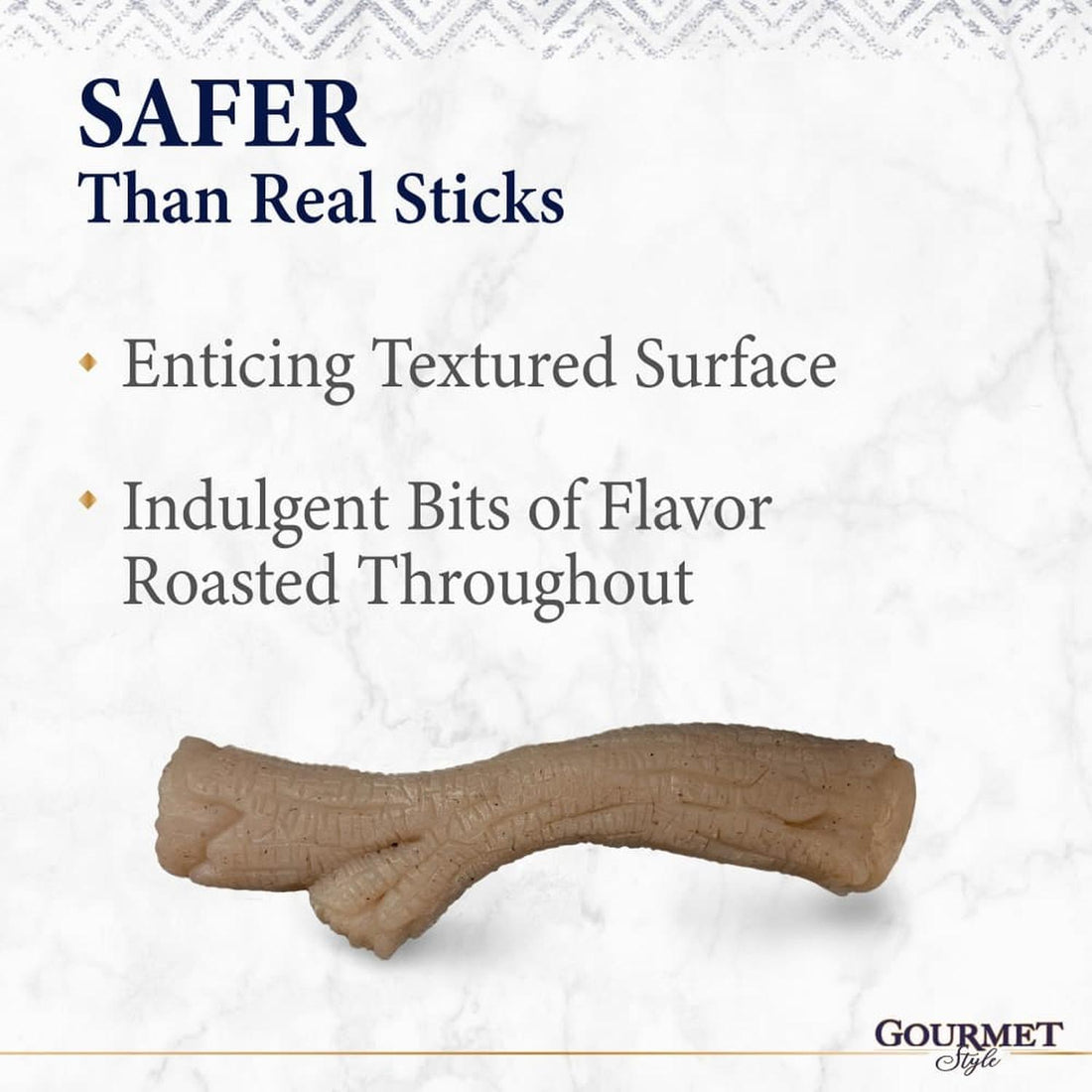 Nylabone juguete para perro Rama Gourmet Maní mediano | G.Valkyria - imagen 1
