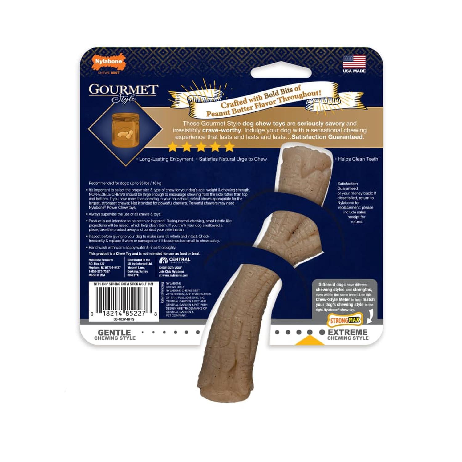 Nylabone juguete para perro Rama Gourmet Maní mediano | G.Valkyria - imagen 6