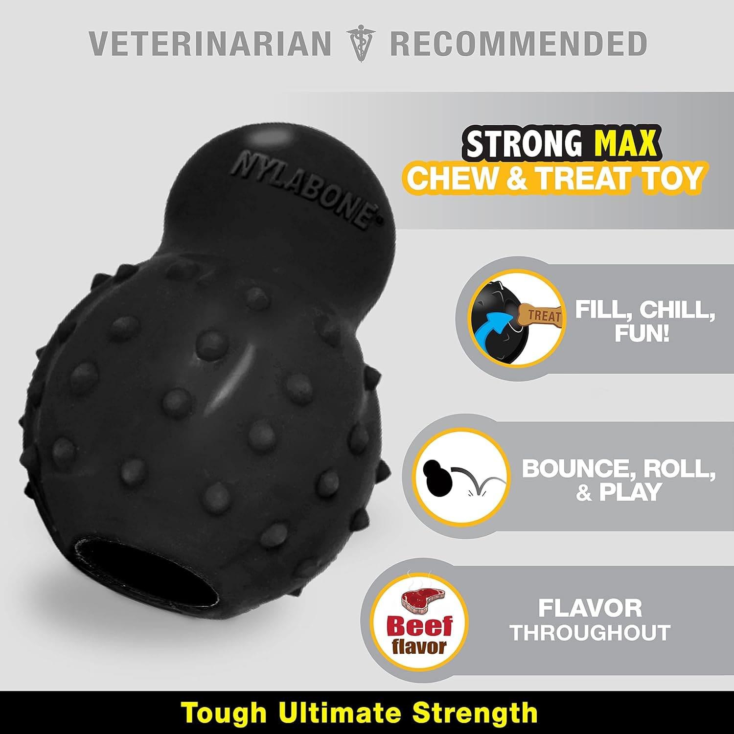 Nylabone juguete para perro Strong Max Chew Cono tocino | G.Valkyria - imagen 3
