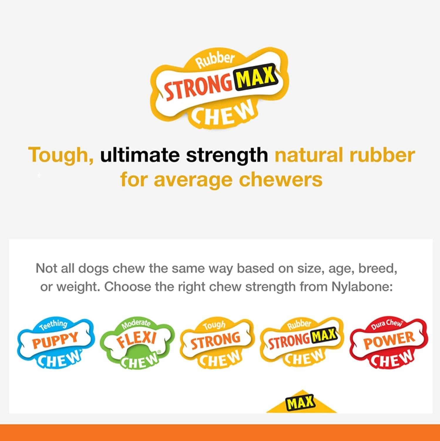 Nylabone juguete para perro Strong Max Chew Cono tocino | G.Valkyria - imagen 4