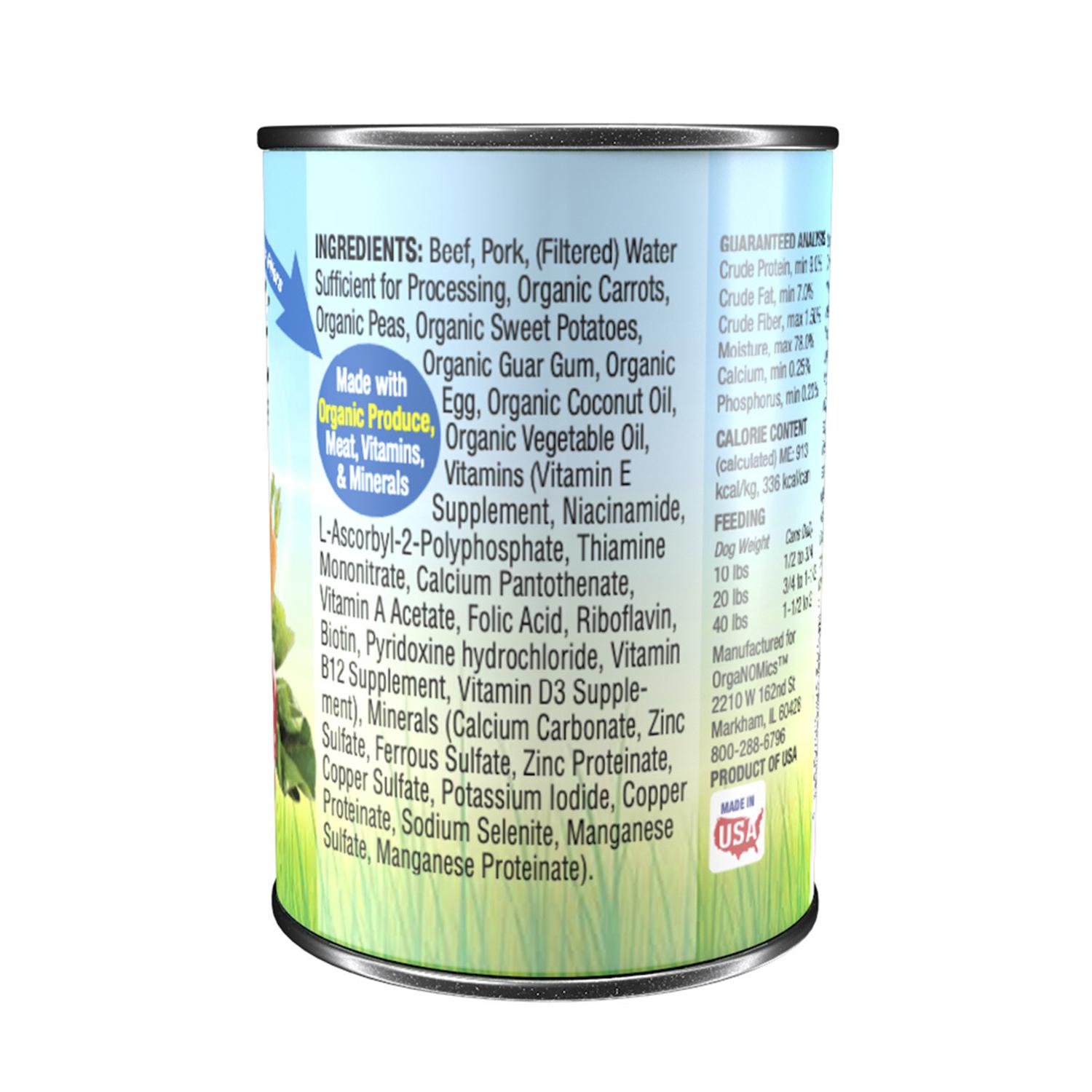 Organomics Alimento húmedo para perro de res y puerco 354g | G.Valkyria - imagen 2