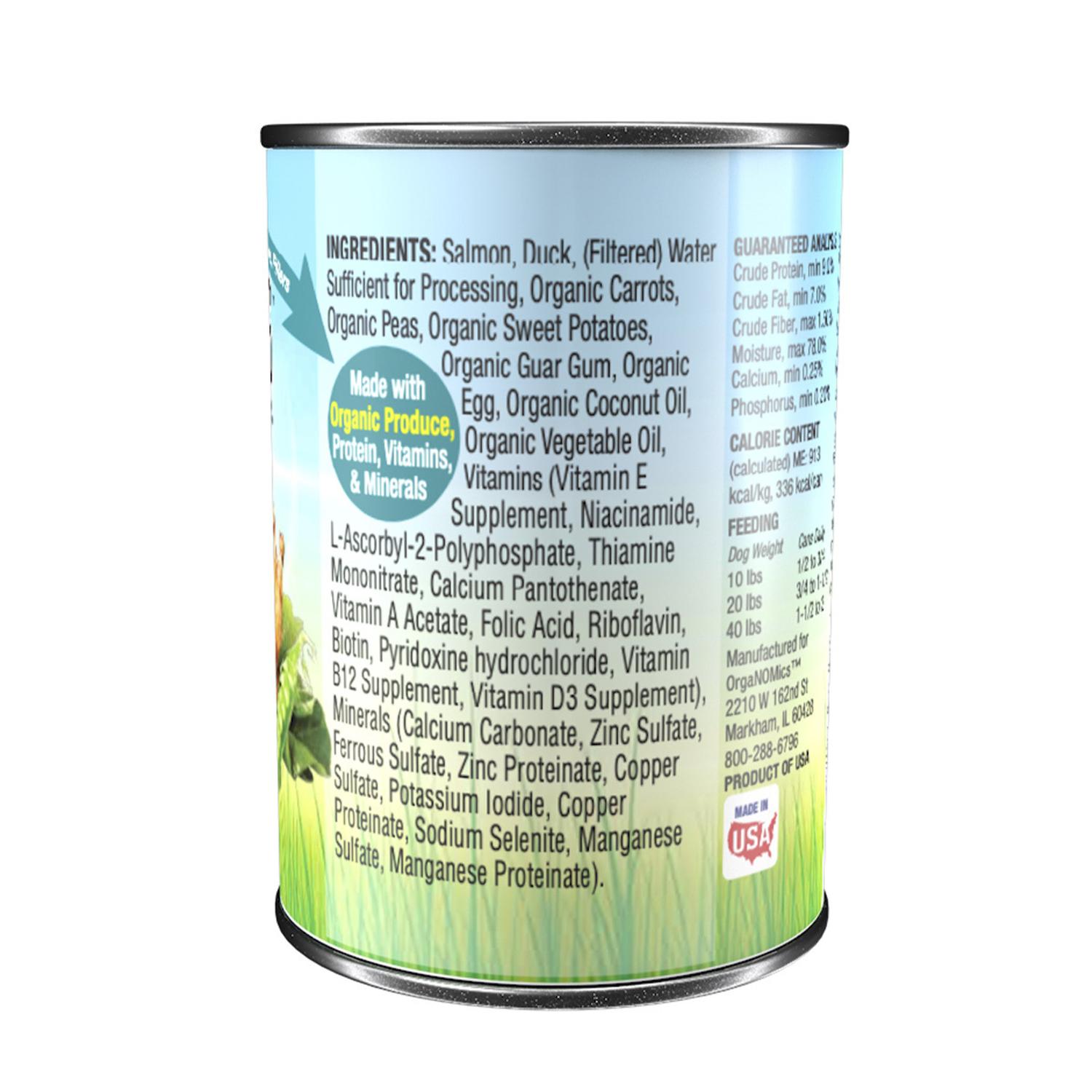 Organomics Alimento húmedo para perro de salmón y pato 354g | G.Valkyria - imagen 2