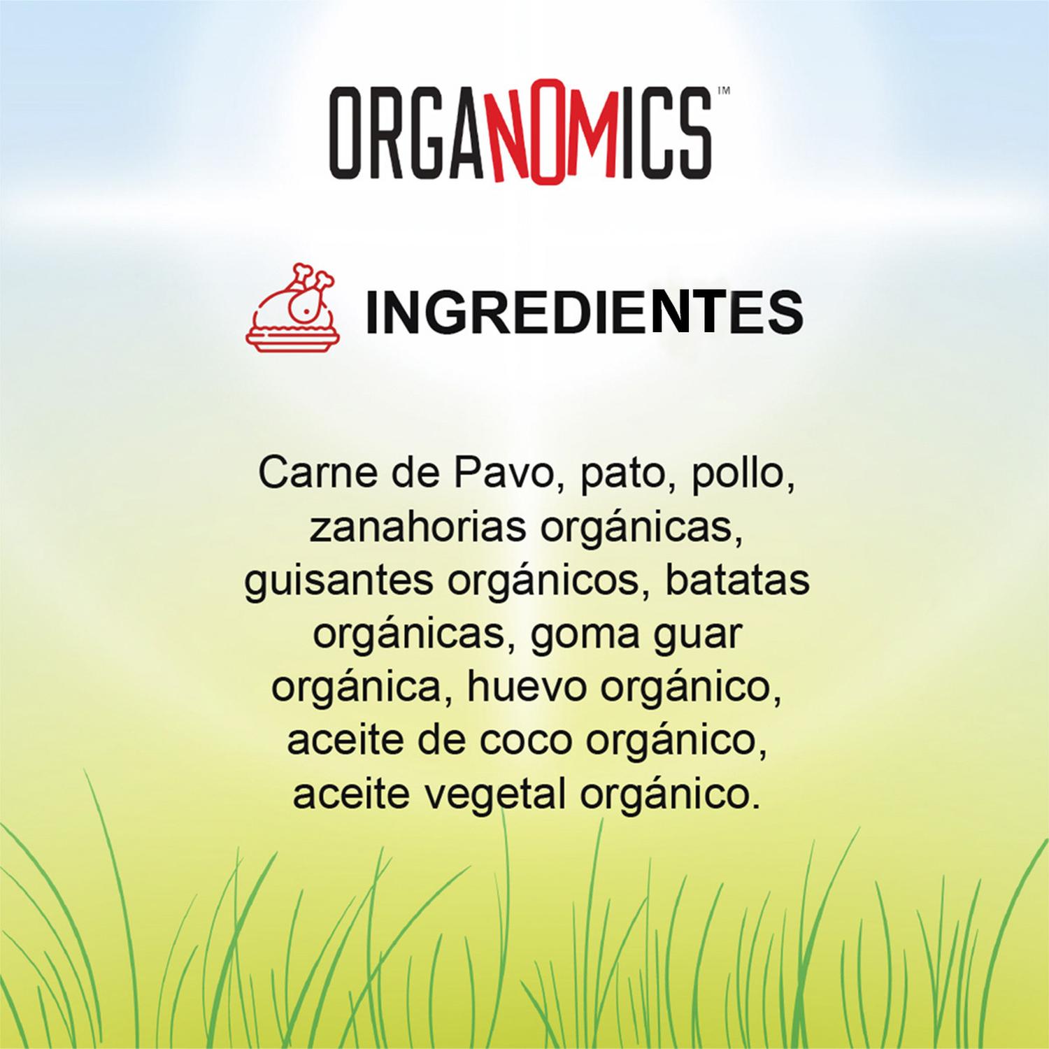 Organomics Alimento húmedo para perro Pavo, Pato y Pollo 354g | G.Valkyria - imagen 4