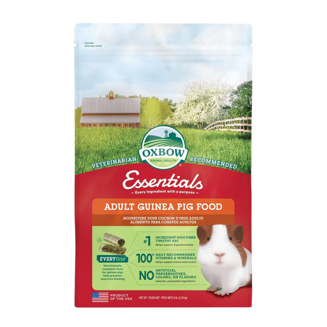 Oxbow Alimento Oxbow Essentials Cuyo Adulto 2.26 kg | G.Valkyria - imagen 1