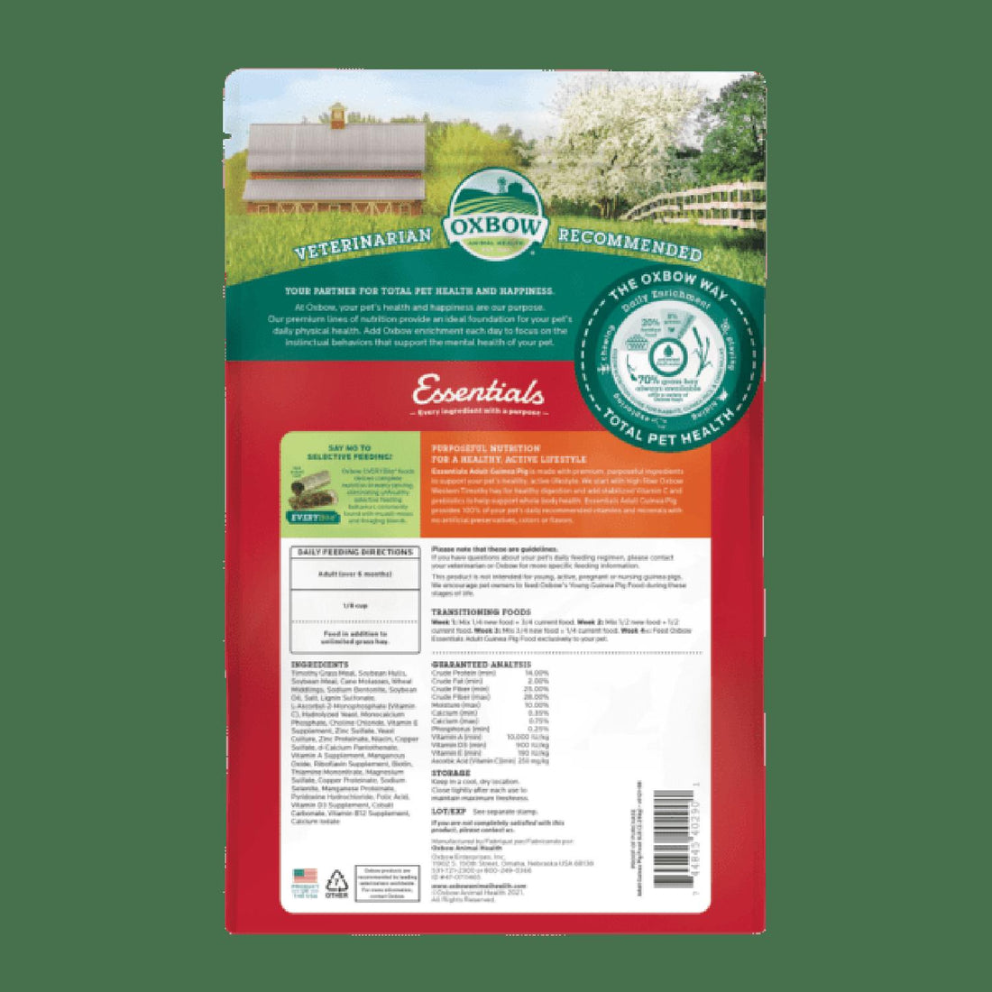 Oxbow Alimento Oxbow Essentials Cuyo Adulto 2.26 kg | G.Valkyria - imagen 1