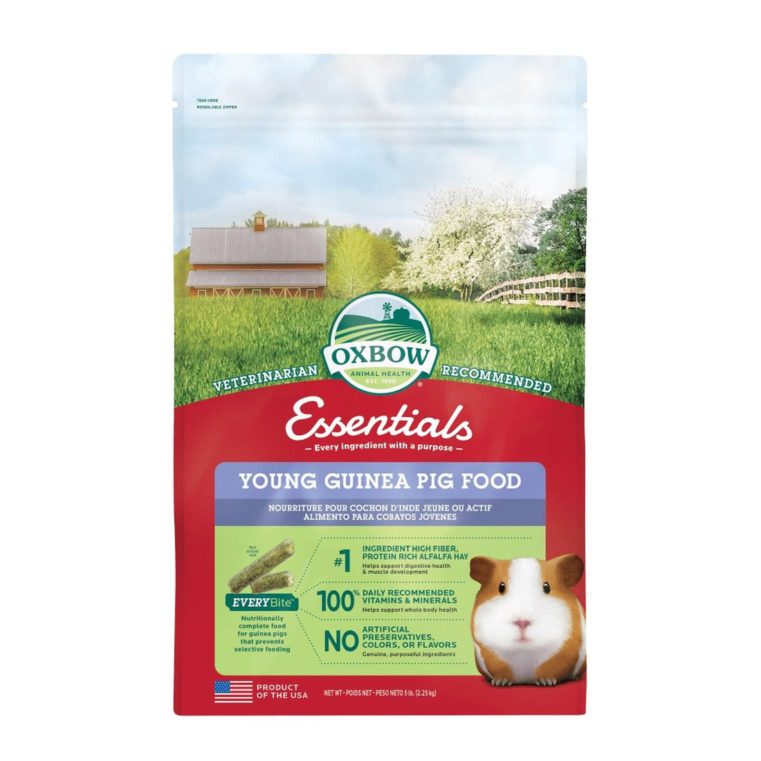 Oxbow Alimento Oxbow Essentials Cuyo Juvenil 2.26 kg | G.Valkyria - imagen 1