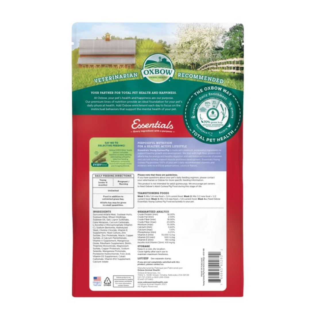Oxbow Alimento Oxbow Essentials Cuyo Juvenil 2.26 kg | G.Valkyria - imagen 1