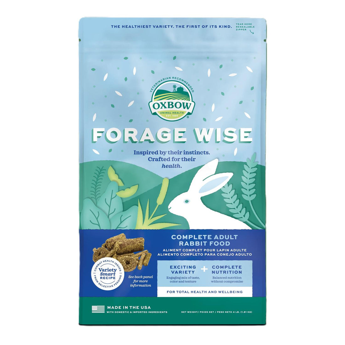 Oxbow Alimento Oxbow Forage Wise Conejo 1.8 kg | G.Valkyria - imagen 1