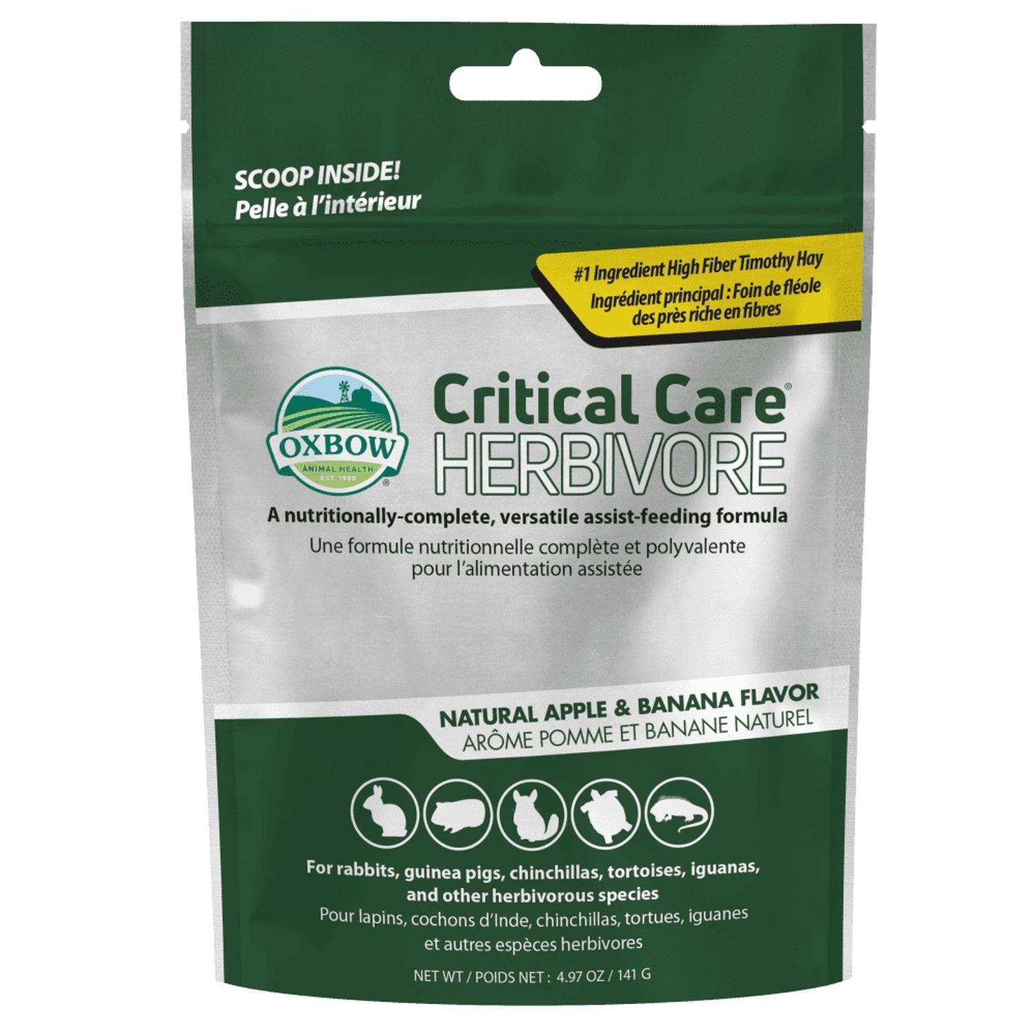 Oxbow Critical Care Manzana Plátano cuyo conejo chinchilla 141g | G.Valkyria - imagen 1