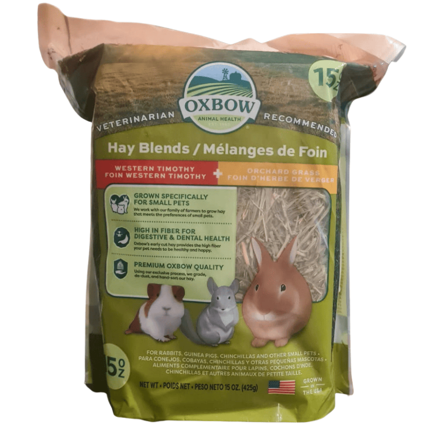 Oxbow heno mezcla de timothy y orchard 425g | G.Valkyria