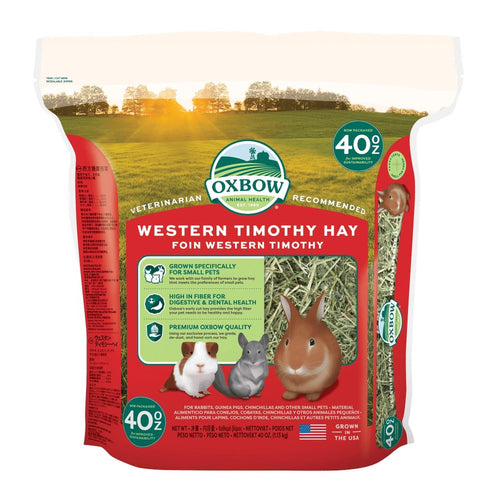 Oxbow Heno Western Timothy conejo, cuyo, chinchilla 1.13 kg | G.Valkyria - imagen 1