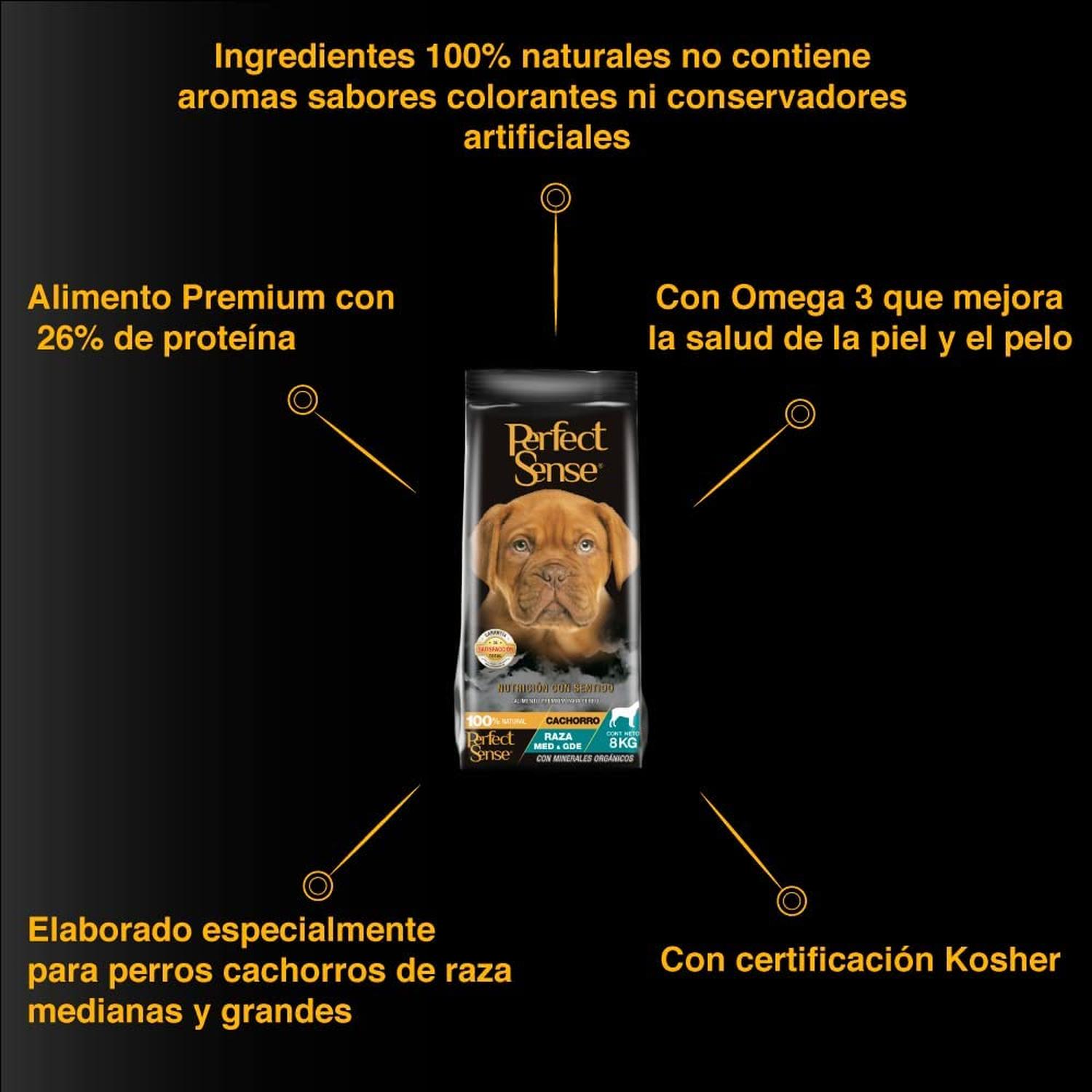 Alimento Cachorro raza grande y mediana Perfect Sense 8kg | G.Valkyria - imagen 6