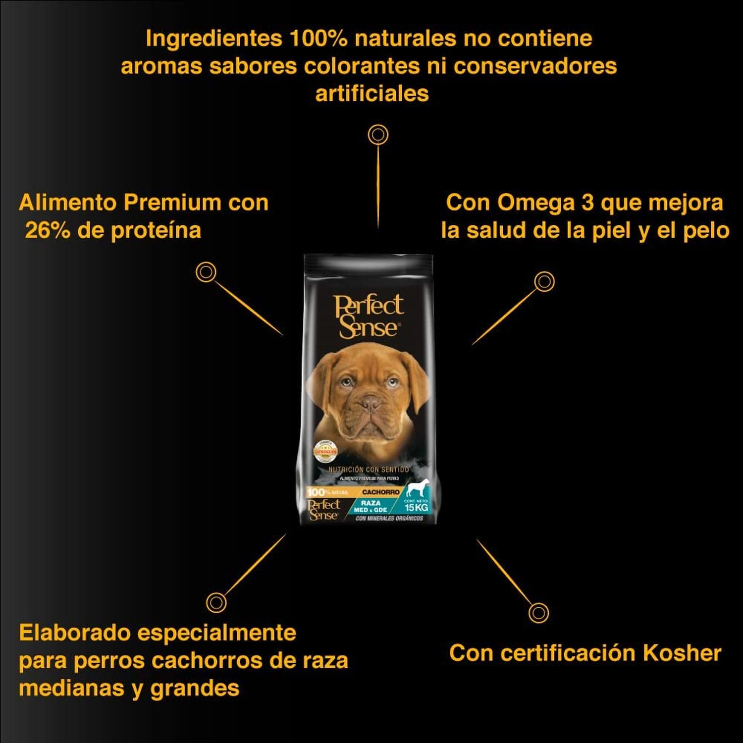 Alimento Cachorro raza mediana y grande Perfect Sense 15kg | G.Valkyria - imagen 8