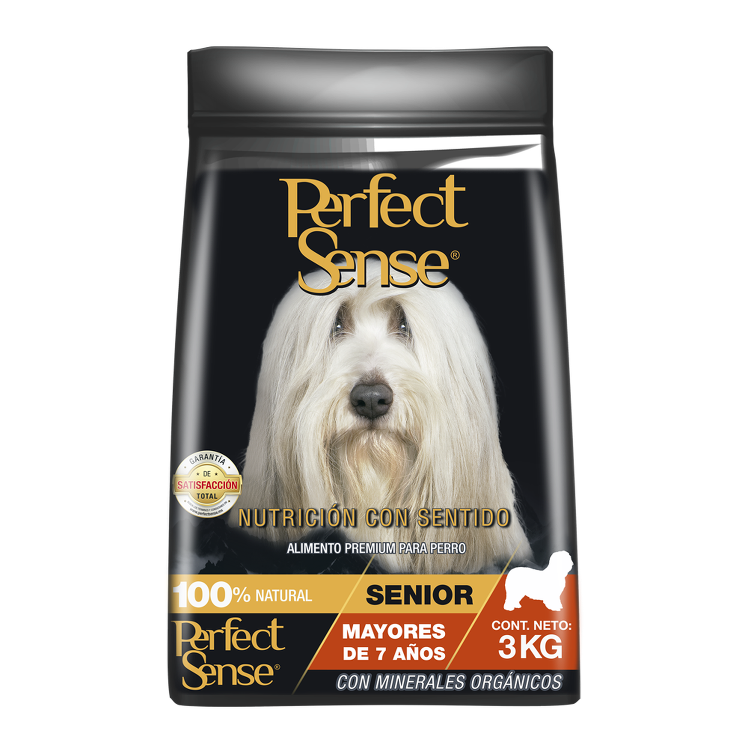 Alimento para perro viejito Perfect Sense Senior 3 Kg | G.Valkyria - imagen 1
