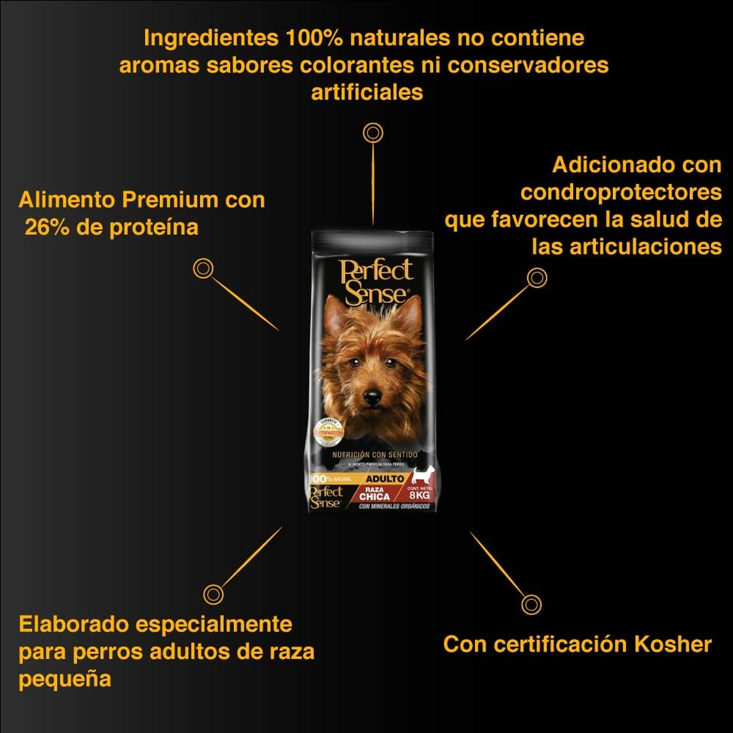 Alimento Para Perros Raza Chica adulto Perfect Sense De 8kg | G.Valkyria - imagen 6