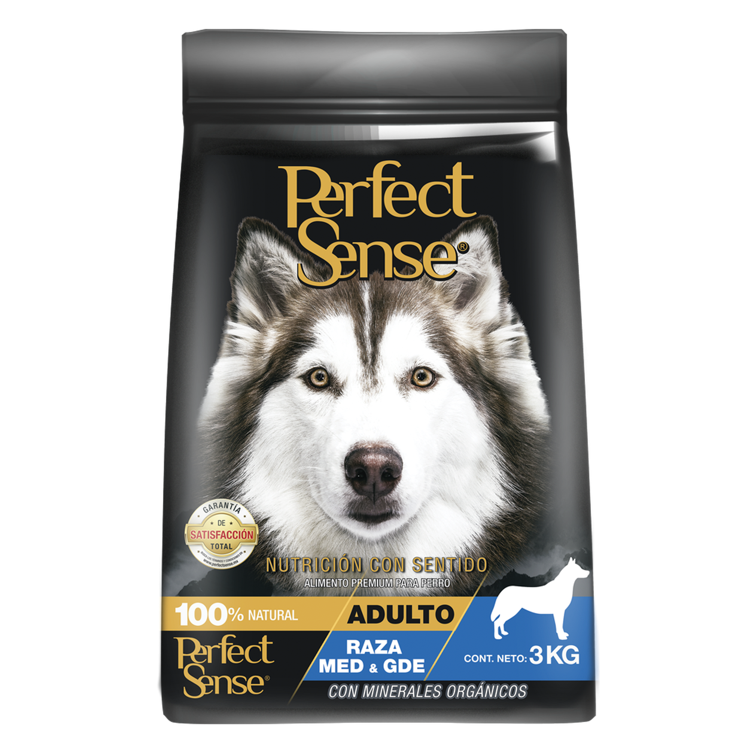 Alimento perro adulto raza grande/mediana Perfect Sense 3Kg | G.Valkyria - imagen 1