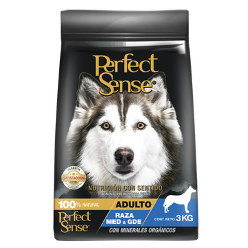 Alimento perro adulto raza grande/mediana Perfect Sense 3Kg | G.Valkyria - imagen 1