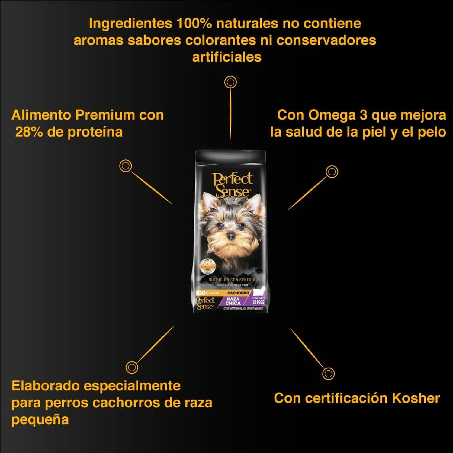 Alimento Perro Perfect Sense 8kg Para Cachorro raza chica | G.Valkyria - imagen 6