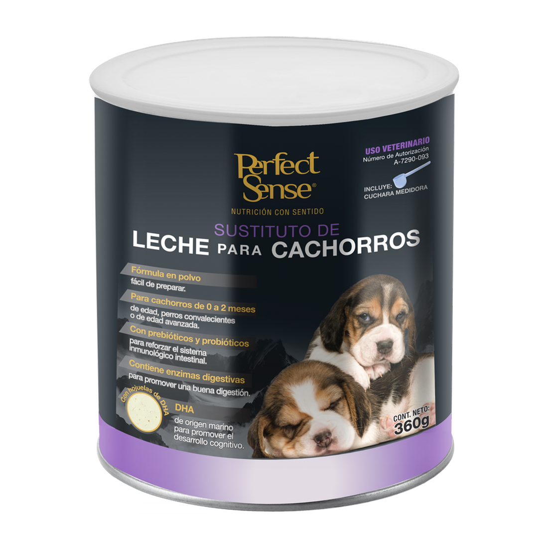 Perfect Sense formula leche polvo sustituto cachorros 360g | G.Valkyria - imagen 1