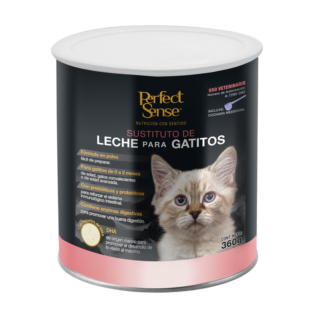 Perfect Sense formula leche polvo sustituto de gatitos 360g | G.Valkyria - imagen 1