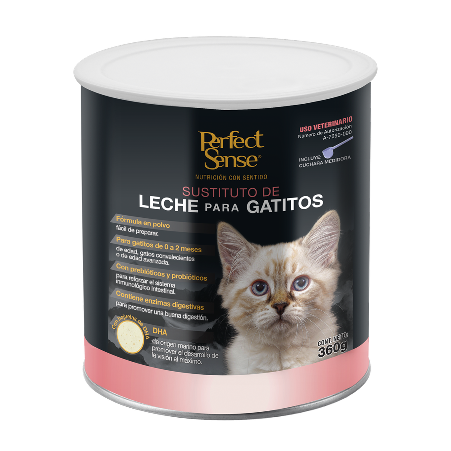 Perfect Sense formula leche polvo sustituto de gatitos 360g | G.Valkyria - imagen 1