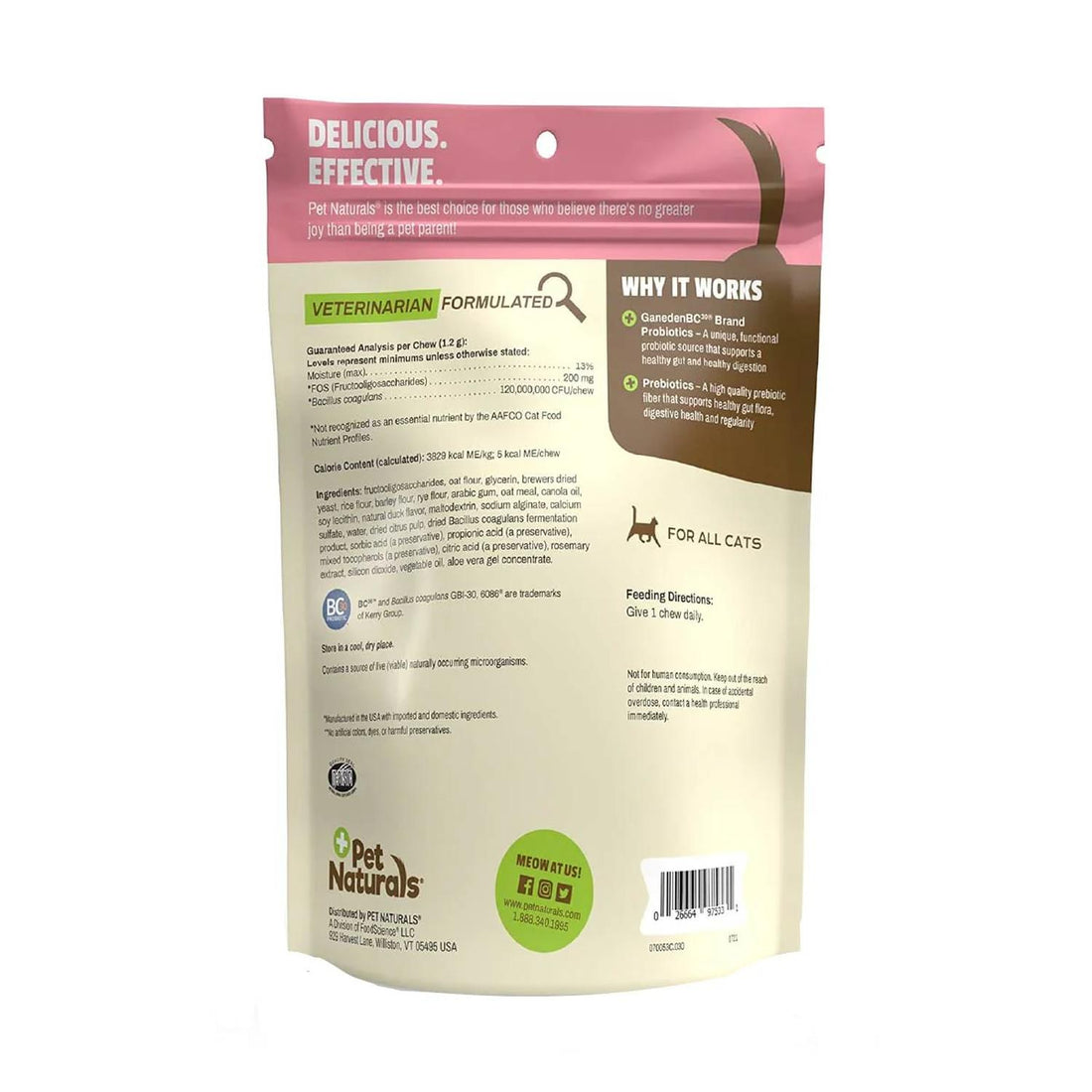 Pet Naturals Daily Probiotic Para Gatos all size 36 grs | G.Valkyria - imagen 1